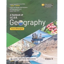 A Text Book of Geography for ICSE Class 10 by Veena